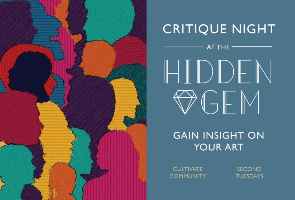 Chaya HiddenGem Critique Night  Front Postcard 1024x696 - Critique Nights at the Hidden Gem